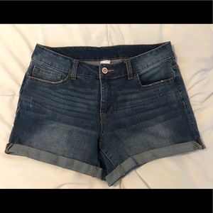 Time and Tru Jean Shorts